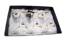 6 pc Melodia Design Aqua Glassware Set (1 sets/ctn)