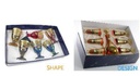 6 pc Max Basso Liscio Design Aqua Glassware Set (1 sets/ctn)