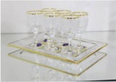 6 pc Vassoio Design Liquore Jordan Glassware Set (1 sets/ctn