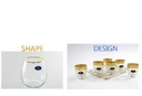 6 pc Stemless Design Glassware Set (6 sets/ctn)