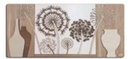 59x119cm Wood Frame Picture, Vase and Dandelion (6 pc /ctn)