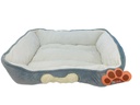 Gray Plush Pet Bed (18 pc/ctn)