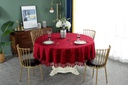 72" Round Lace Table Cloth (24 pc/ctn)