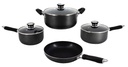 7 pc Non-Stick Pfluon Coated Cookware Set (4 sets/ctn)