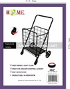 Black Super Shopping Cart 360 Degree Wheels (2 pcs/ctn)