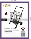 Black Super Shopping Cart 360 Degree Wheels (2 pcs/ctn)