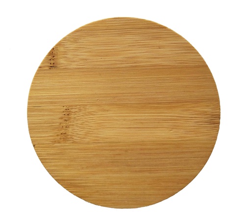[1316] 4 pc set 4&quot; Round Bamboo Coaster for Drinks (24 sets/ctn)