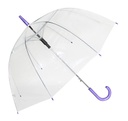 23" Straight Auto Open Umbrella, Purple Handle (48 pcs/ctn)