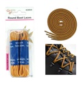 2 pc 54" Round Boot Laces, Light Brown (288 sets/ctn)