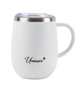 360ml White 304 Stainless Steel Mug (12 pcs/ctn)