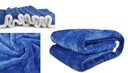 60"x80" Blue Boxed Flannel Blanket (6 pcs/ctn)