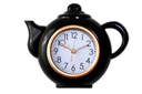 11" Plastic Teapot Style Wall Clock, Mixed Colors (6 pcs/ctn