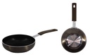 5.5" Black Wide Edge Frying Pan, Induction Compatible Bottom (24 pcs/ctn)