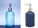 400ml Silver Pump Head Glass Soap Dispenser (24 pcs/ctn)