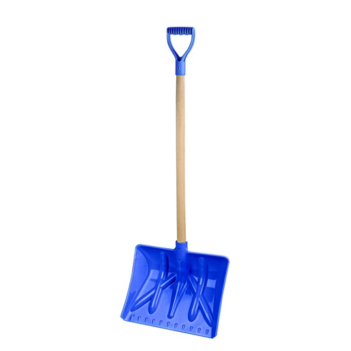 [S20005] 40&quot; Large Blue Snow Shovel with Wooden Handle (12 pcs/ctn)
