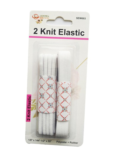[SEW003] Black and White Knitting Elastic Set (288 sets/ctn)