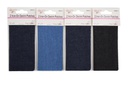 2 pc Denim Patches, Mixed Colors (288 pcs/ctn)