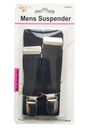 Black Resizable Elastic Suspenders (144 pcs/ctn)