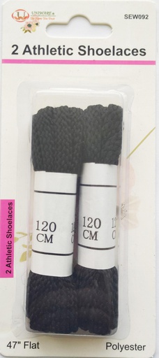 [SEW092] 2 pc Polyester Flat Shoe Lace Set, Mixed Colors (288 pcs/ctn