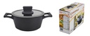 2.2QT Non-Stick Cast Aluminum Casserole w Lid, Induction Compatible Bottom (4 pcs/ctn)