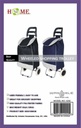 37" Shopping Trolley with Bag, Mixed Colors (10 pcs/ctn)