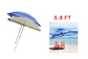 5.9FT (180cm) Beach Umbrella ,170T Polyester (12 pc/ctn)