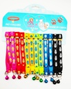 1 Bag(12 pc) Pet Collar Set, Mixed Colors (48 bag/ctn)